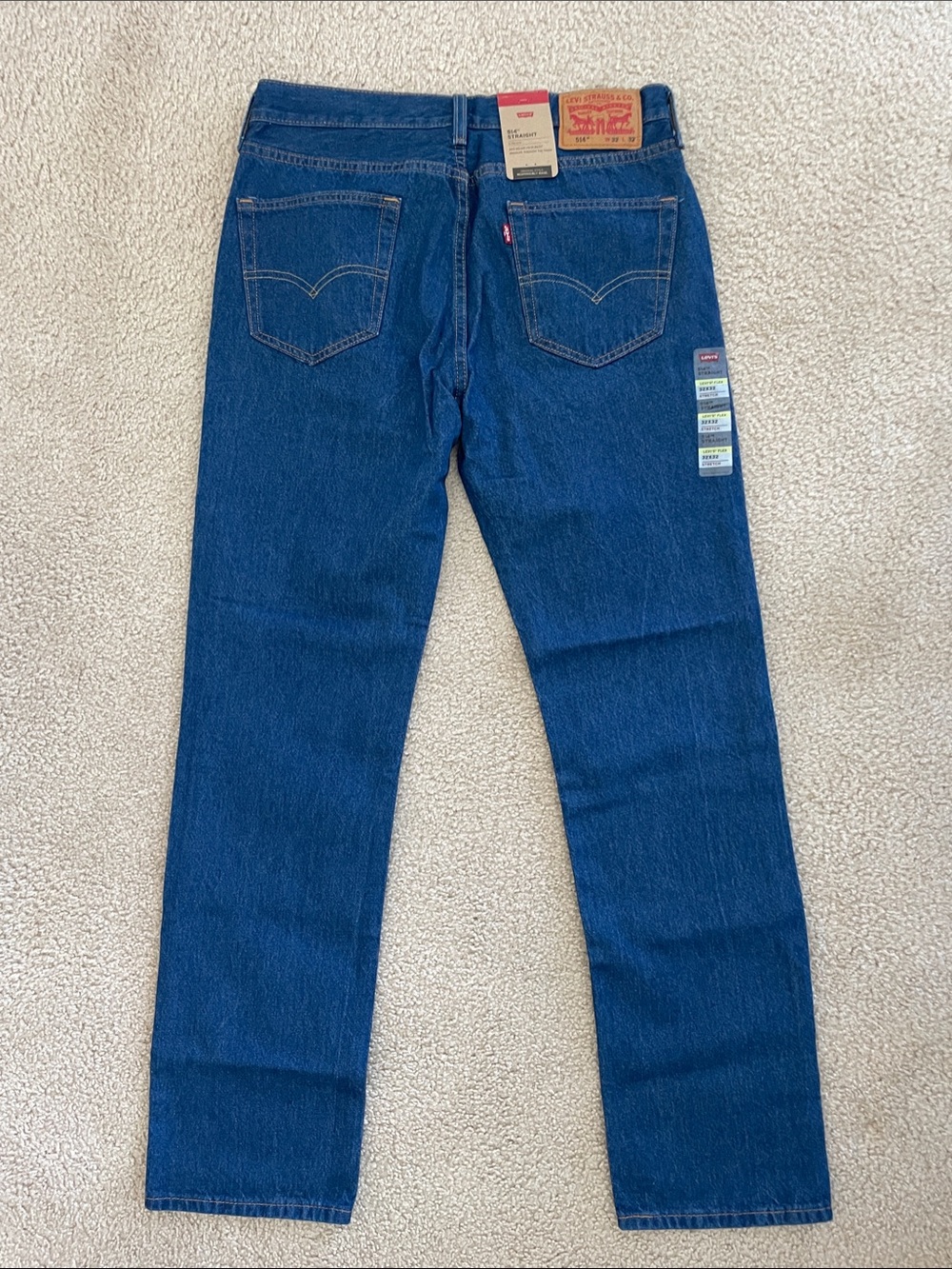 Levi's 514 straight Men's Dark Blue Straight Jeans